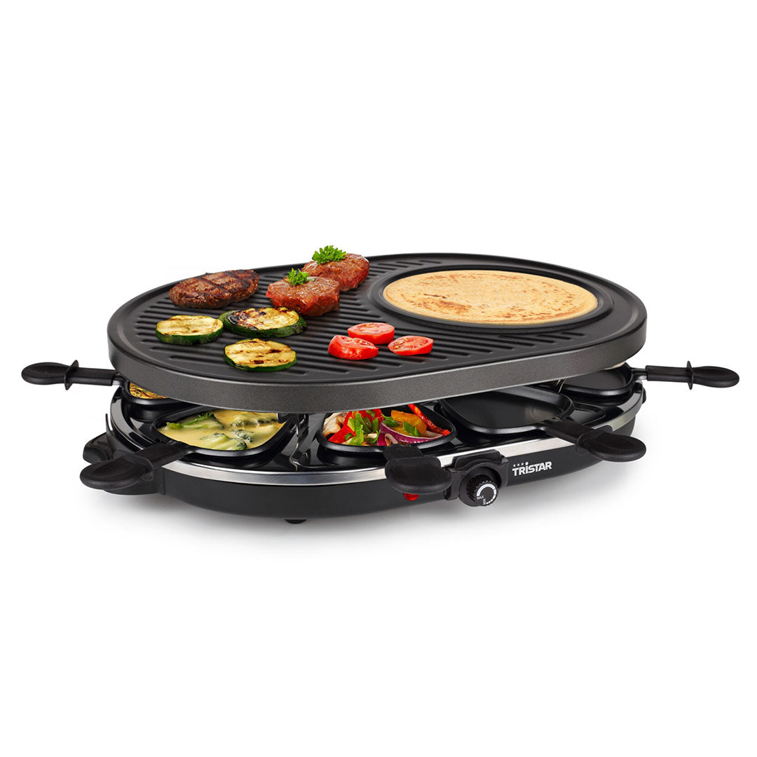 TRISTAR RACLETTE GRILL 1200W 8 PESSOAS 43X30CM RA2996