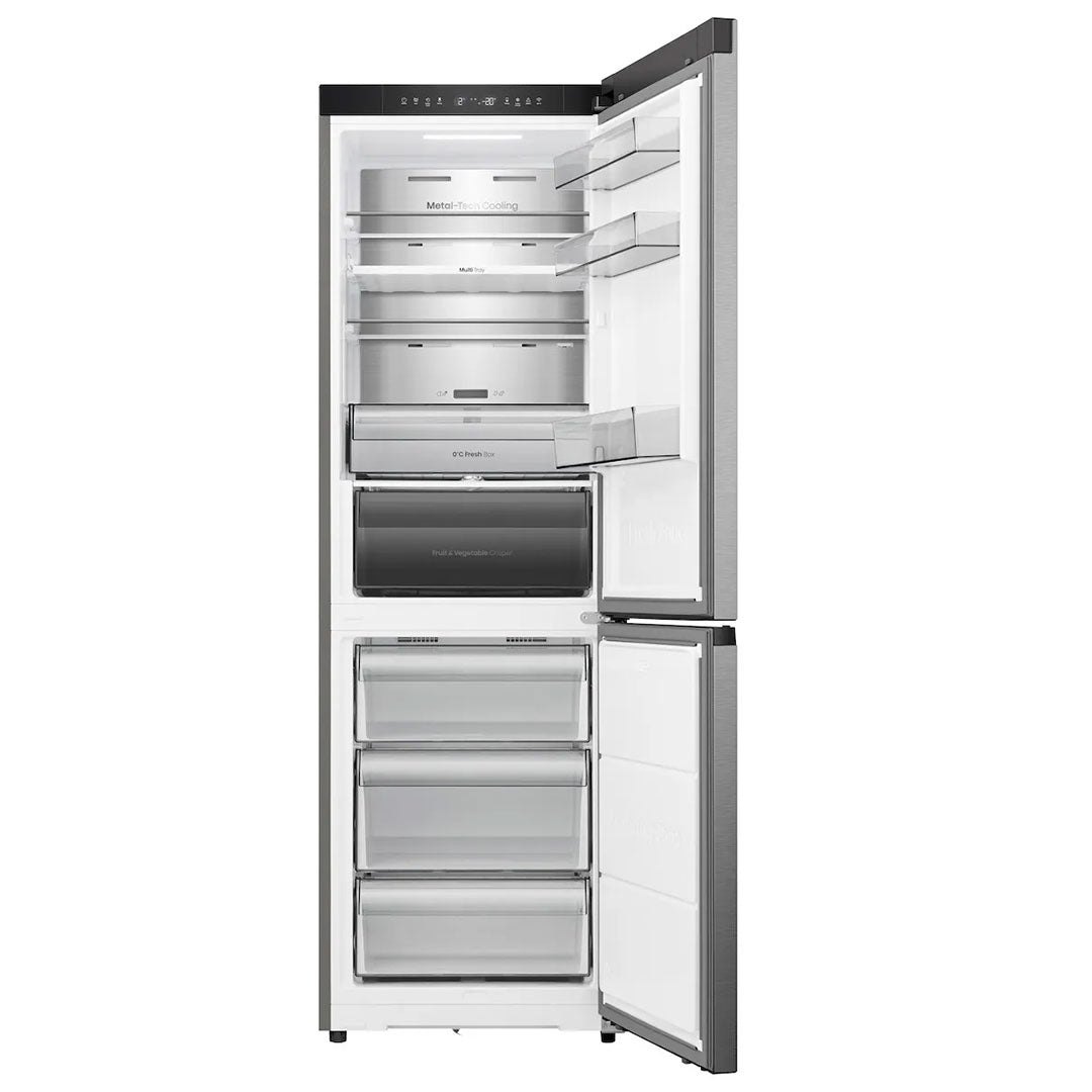 HISENSE COMBINADO 1856X595X600MT 330LT NF INOX (C) RB3K330SAIC