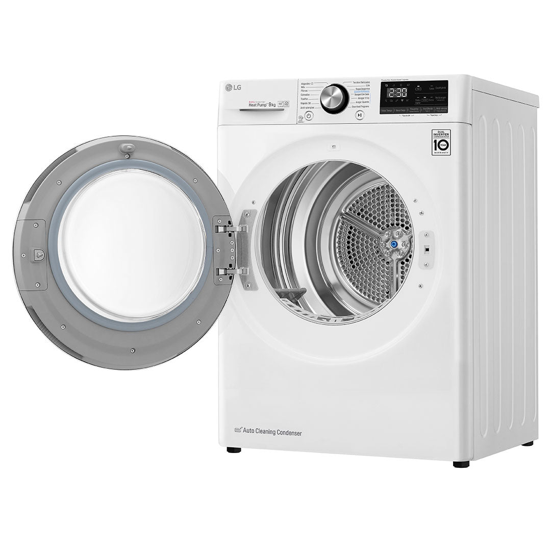 LG SECADOR ROUPA 9KG CONDENSAÇAO BOMBA CALOR (C) RC90V9AV2W