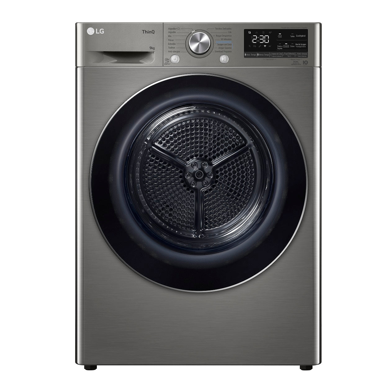 LG SECADOR ROUPA 9KG BOMBA CALOR INOX (C) RH90V9PV2N