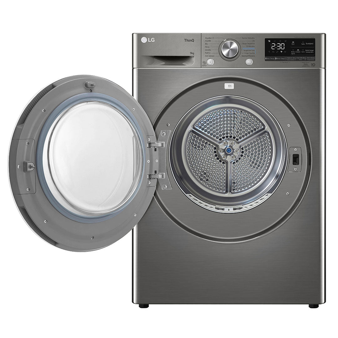 LG SECADOR ROUPA 9KG BOMBA CALOR INOX (C) RH90V9PV2N