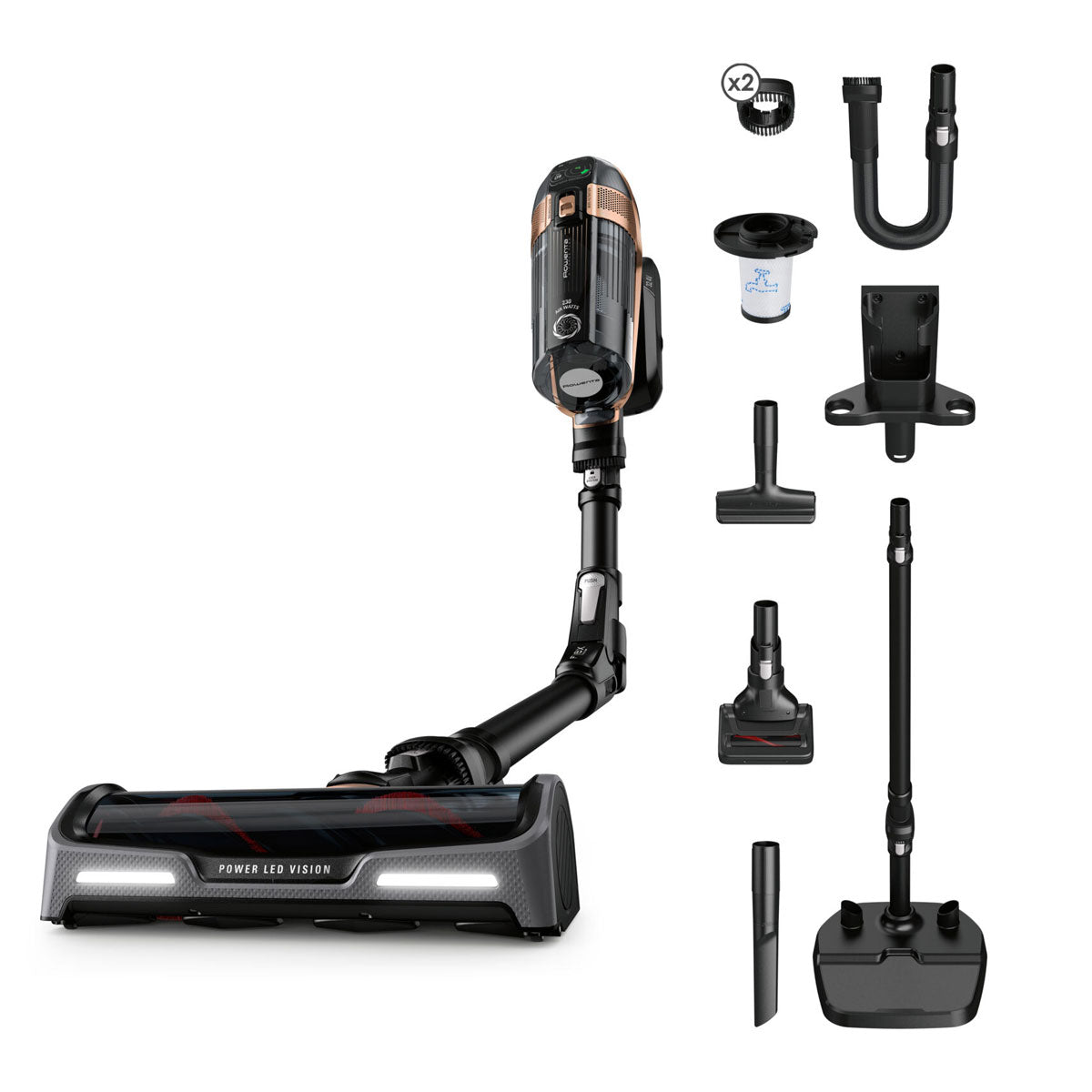 ROWENTA ASPIRADOR VERTICAL S/FIOS VERSATIL X FORCE FLEX 15.6 RH99F1WO