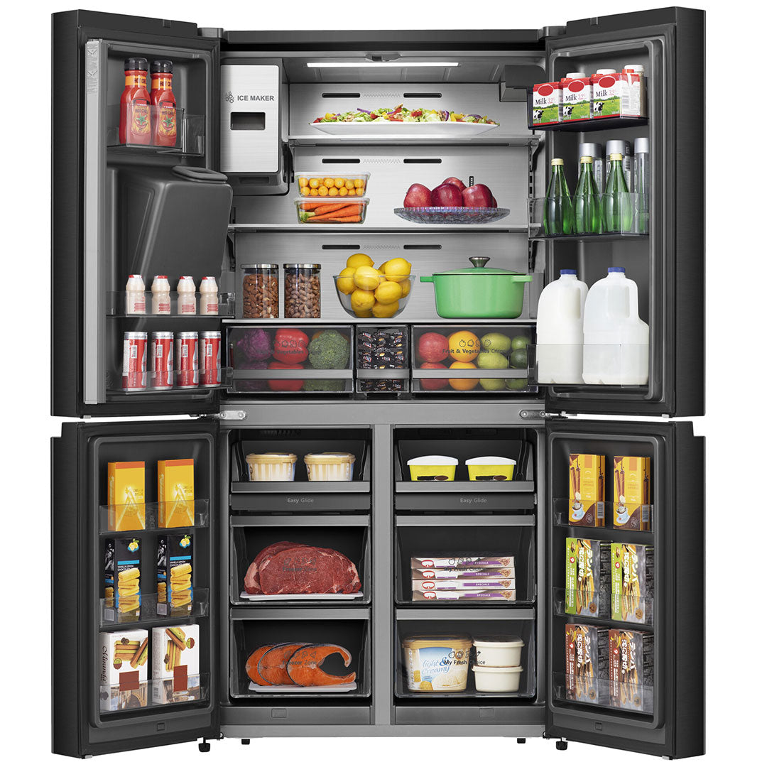 Hisense Side BY Side 4PT 1,79X0,92X0,73MT 632LT DAG Preto (e
