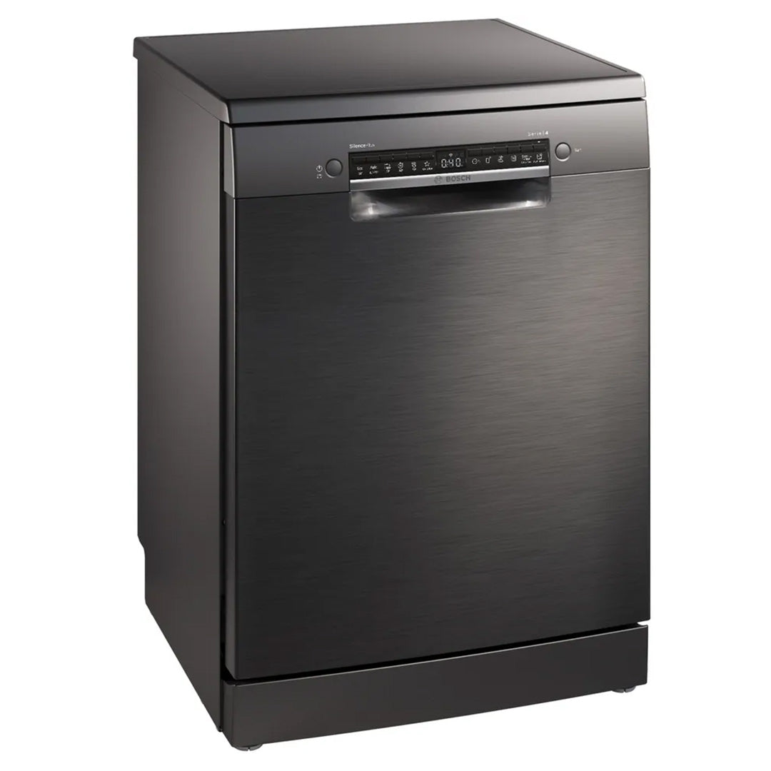 BOSCH MAQUINA LOUÇA 6ROG 14TALHERES PRETO INOX B) SMS4EMC06E