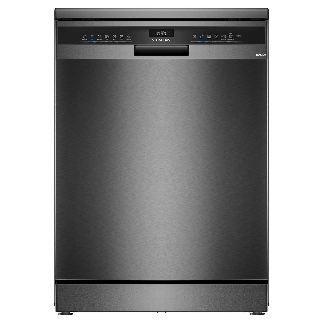 SIEMENS MAQUINA LOUÇA 6 PROG 14TALHERES BLACK/INOX (B) SN23EC03ME