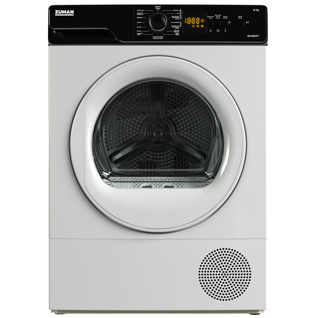 ZUMAN SECADOR ROUPA 10KG CONDENSAÇAO BOMBA DE CALOR (E) SR10BCP1