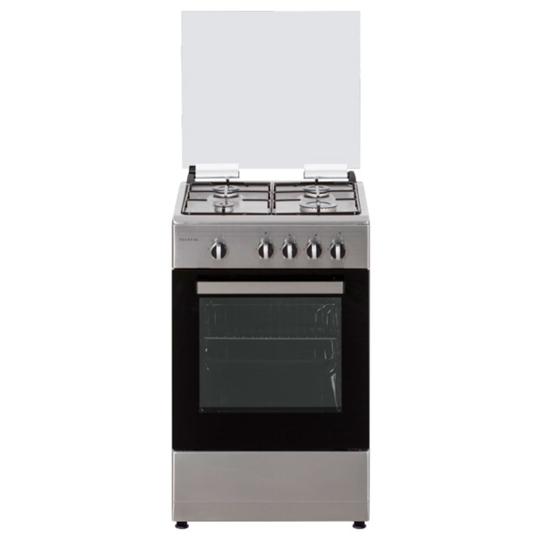 TELEFAC FOGAO 4GAS 860x498x555 TAMPO METAL INOX TFF5052X2
