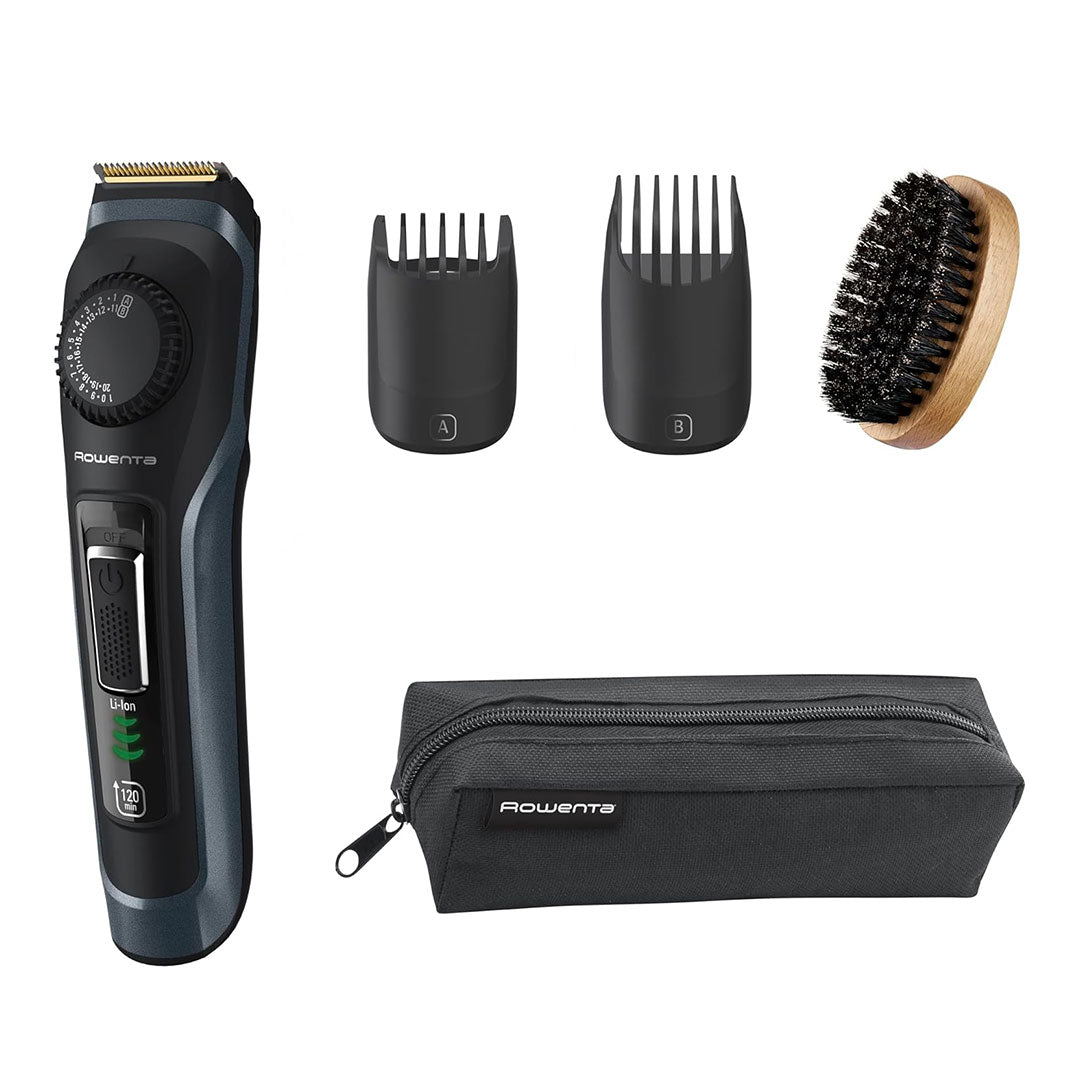 ROWENTA APARADOR BARBA 180MIN AUT. VIRTUO PRETO TN3804E0