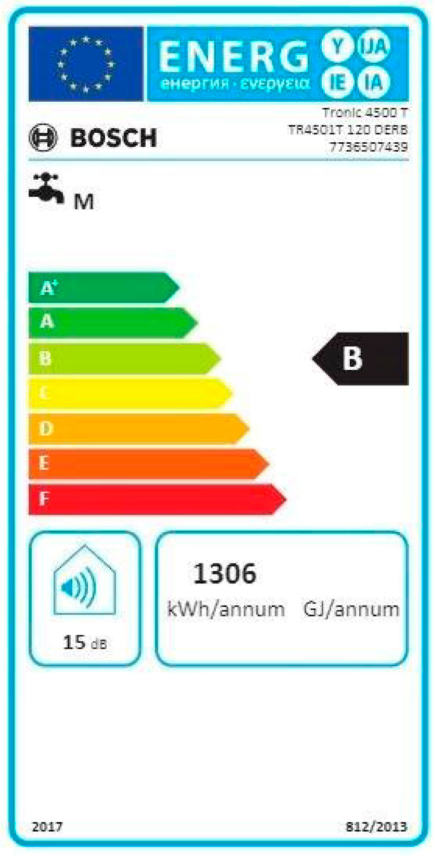 Bosch Termoacumulador 120LT Vert/horiz B