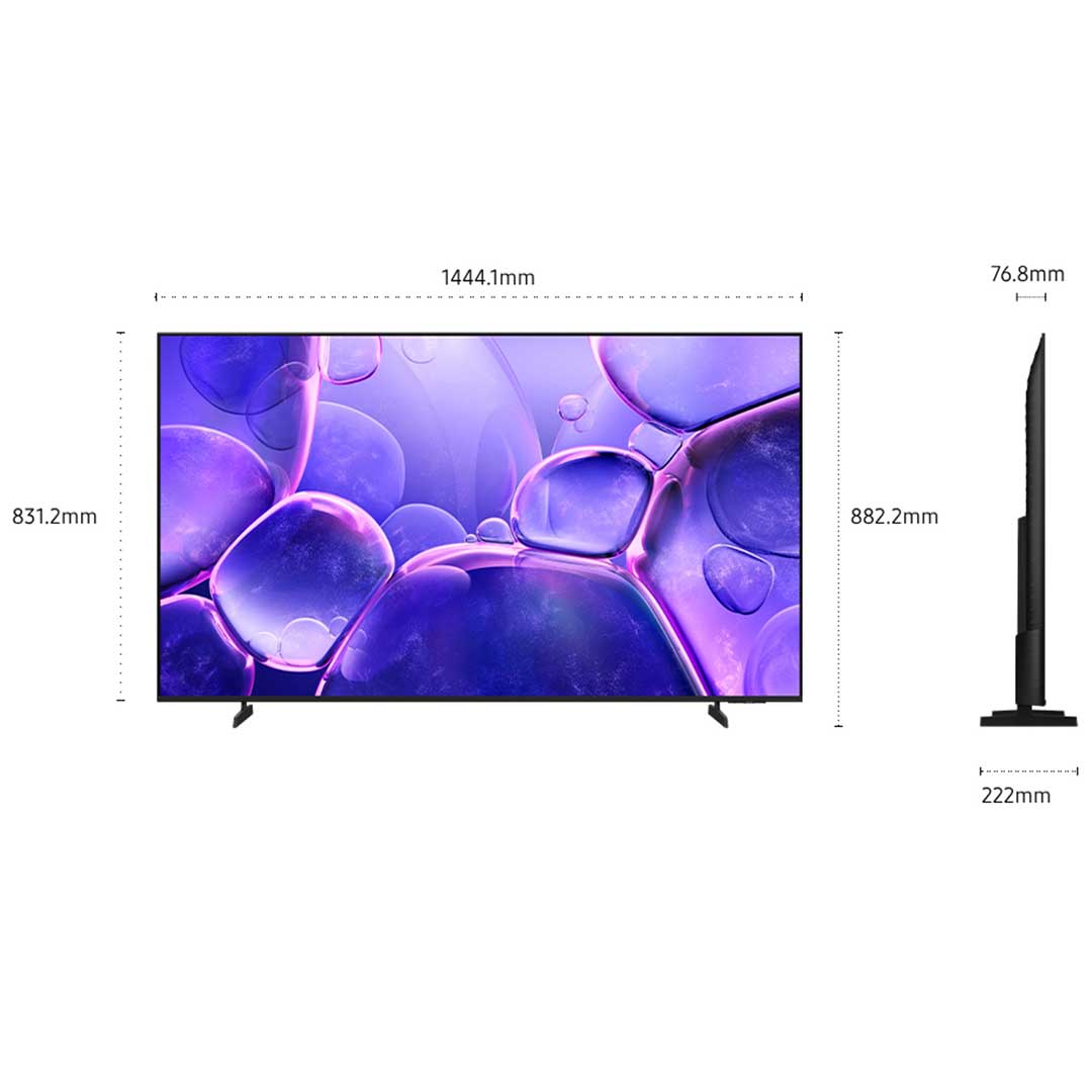SAMSUNG LED 65" CRYSTAL HD 4K SMARTTV 3HDMI 1USB (G) TU65U8005FUXXC