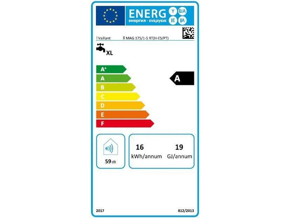 VAILLANT ESQUENTADOR ESTANQUE ELECTRONICO 17LT NAT A TURBOMAGPLUS17NAT