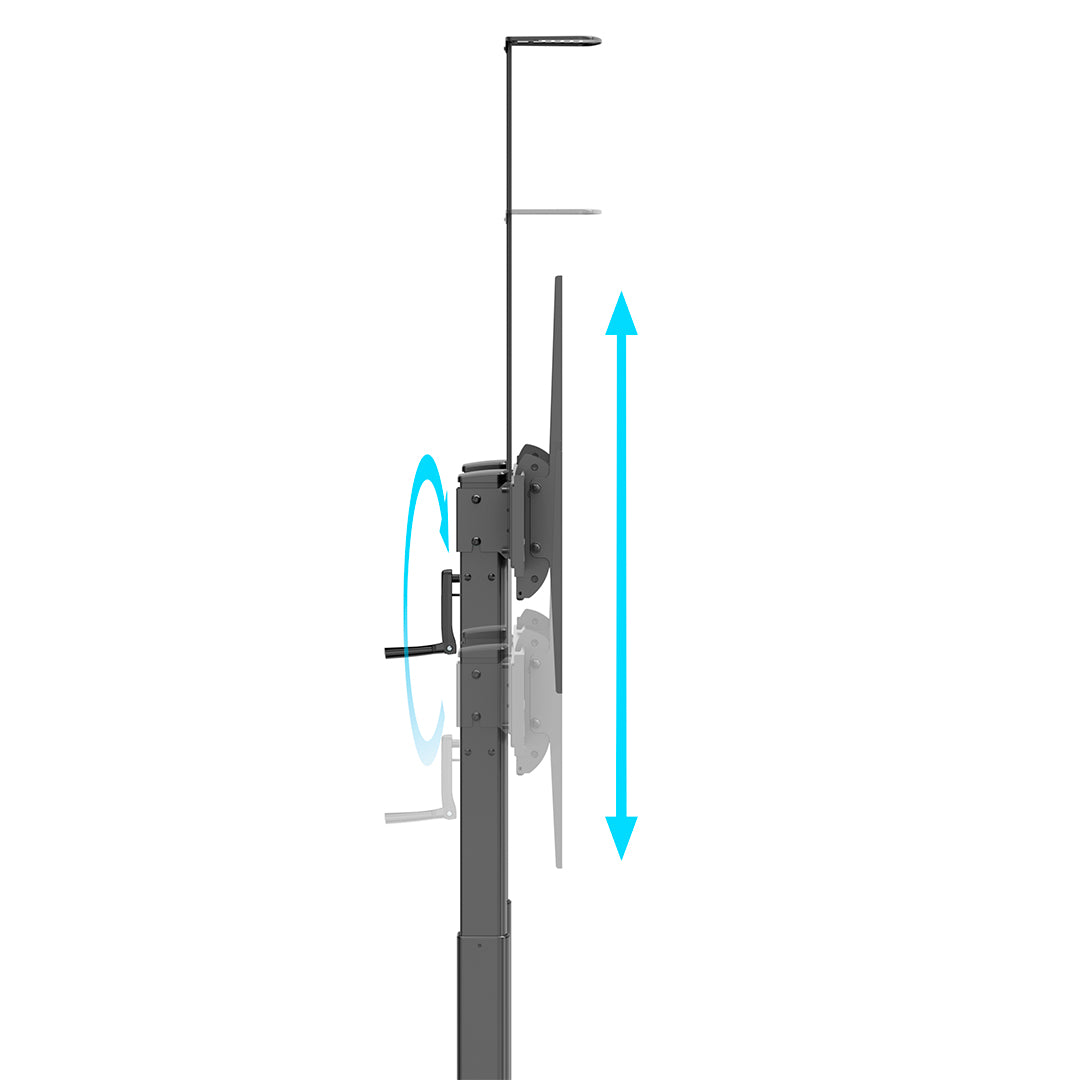 NAPOFIX SUPORTE TV CARRINHO 60"-100" MAX 120KG VWA1230BA