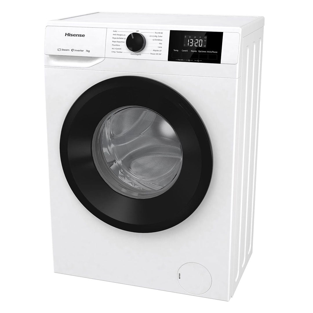 HISENSE MAQUINA ROUPA 7KG 1200RT INVERTER (B) WF1G7021BW