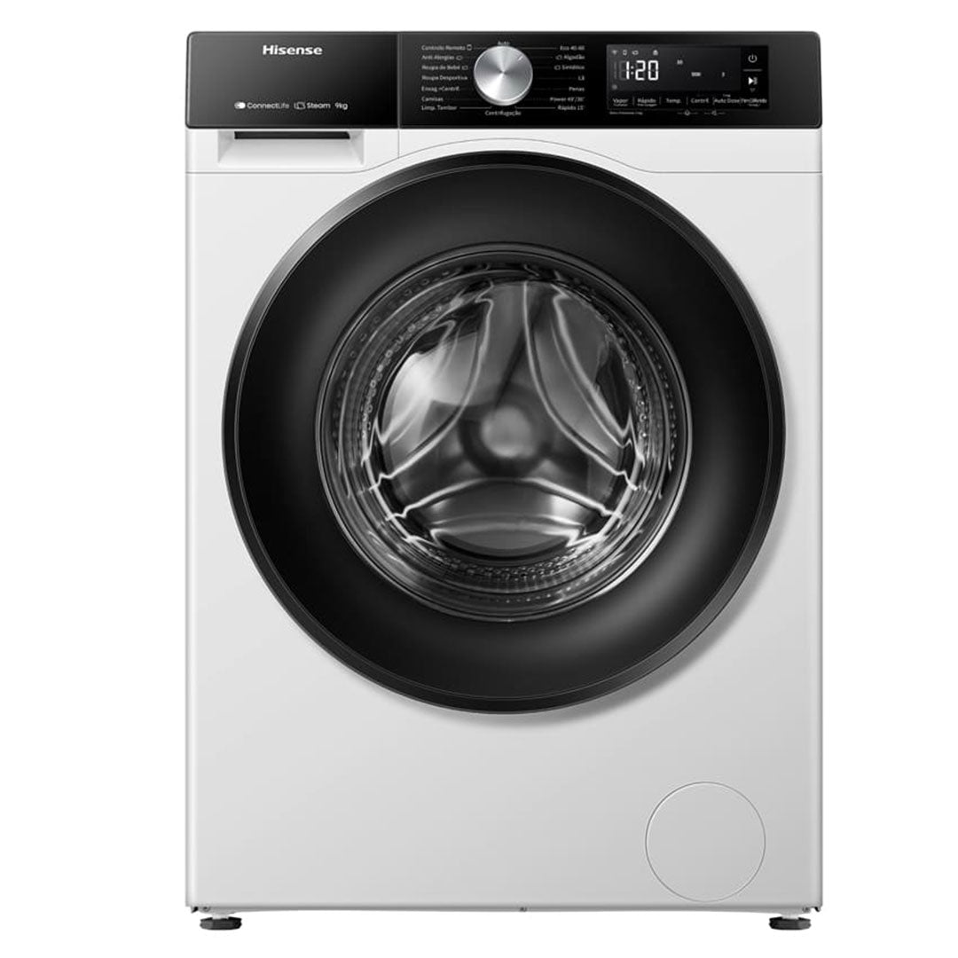 HISENSE MAQUINA ROUPA 9KG AUTODOSING 1400RT (A) WF3S9045BW3