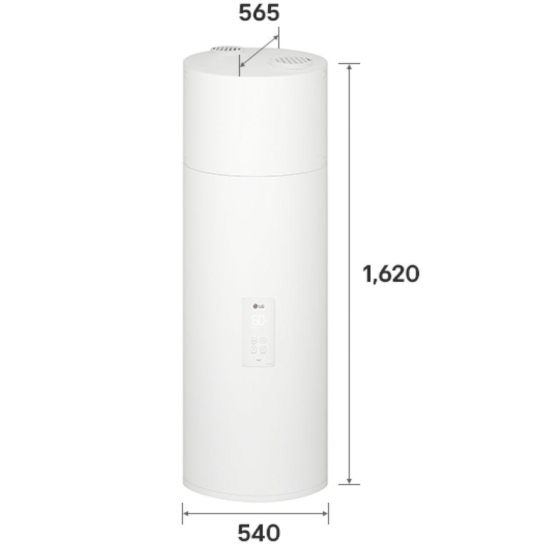 LG BOMBA CALOR 150LT CONSTANT SPEED ROTARY 540x1620x565MM WH15ESF0