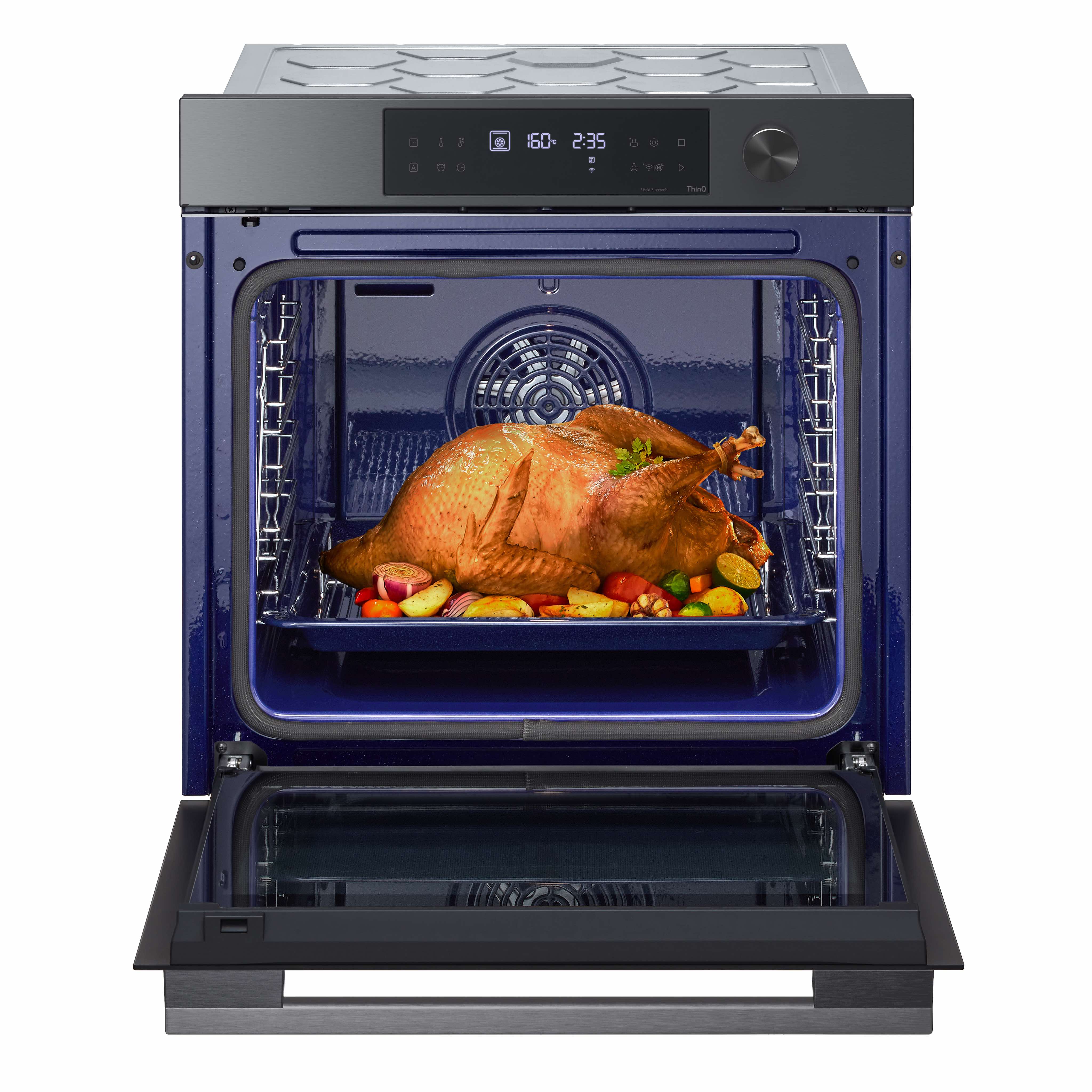 LG Forno Multif Pirolitico Easyclean 76LT Inox A+
