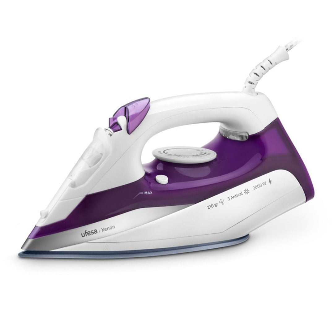 UFESA FERRO VAPOR 3000W 30GR MIN XENON