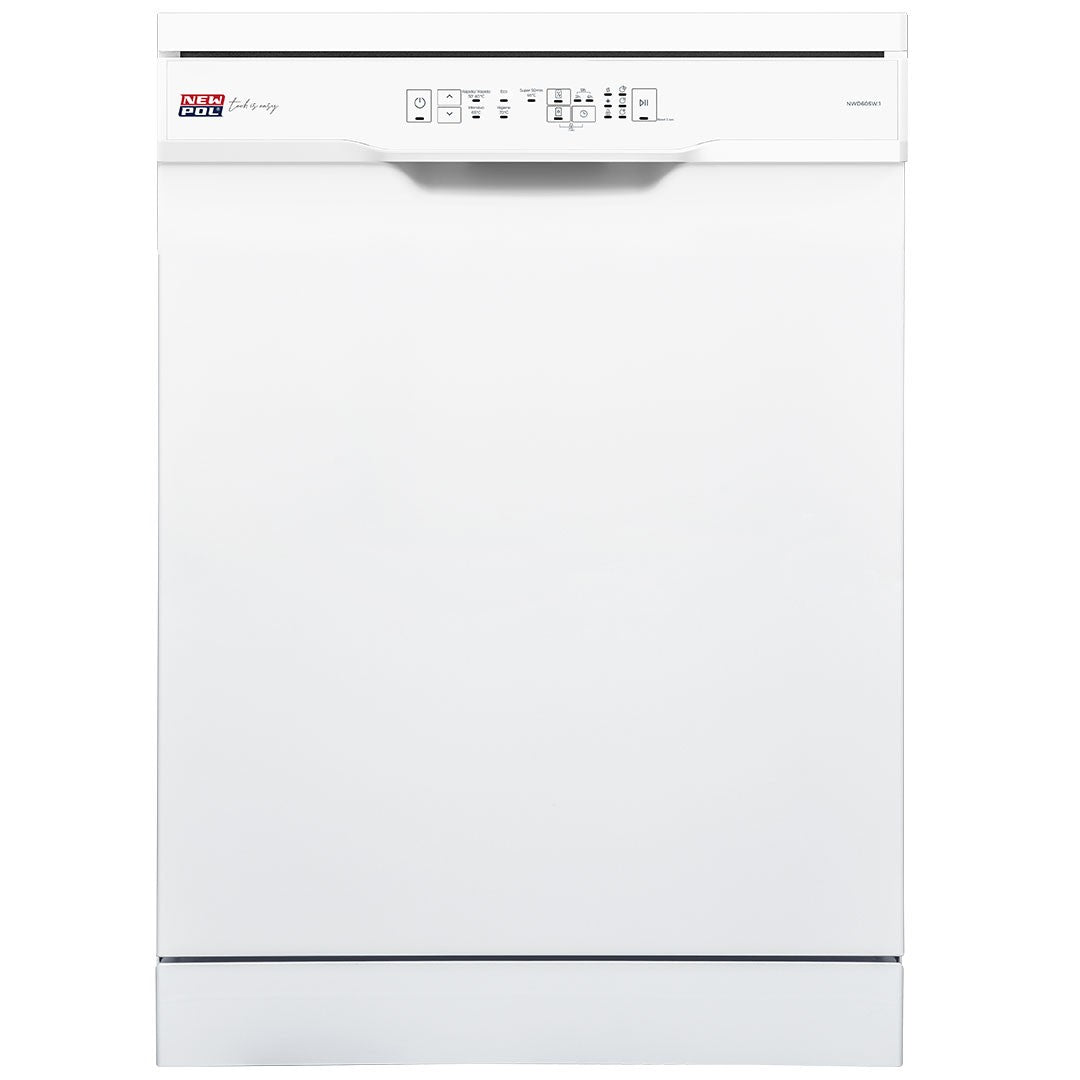 NEW POL MAQUINA LOUÇA 5PROG 12TALHERES BRANCO (E) NWD605W1