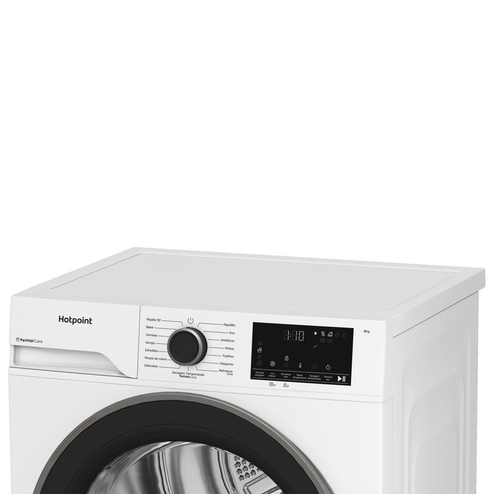 HOTPOINT SECADOR ROUPA 8KG BOMBA CALOR (D) CHSD83MWBSPT