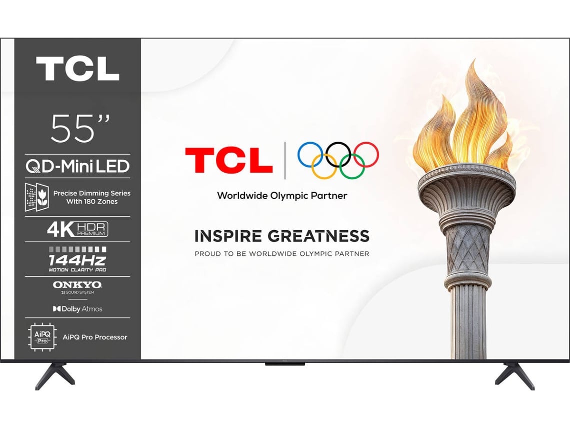 TCL MINI LED 55" 4K UHD GOOGLE TV 3HDMI 2USB (F) 55C6K
