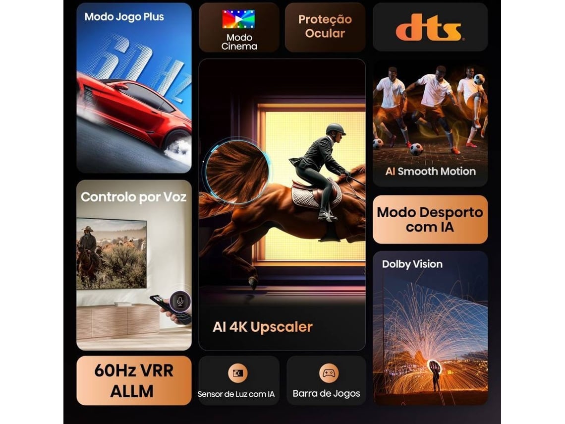 HISENSE LED 50" 4K UHD SMARTTV 3HDMI 2USB (E) 50A6Q