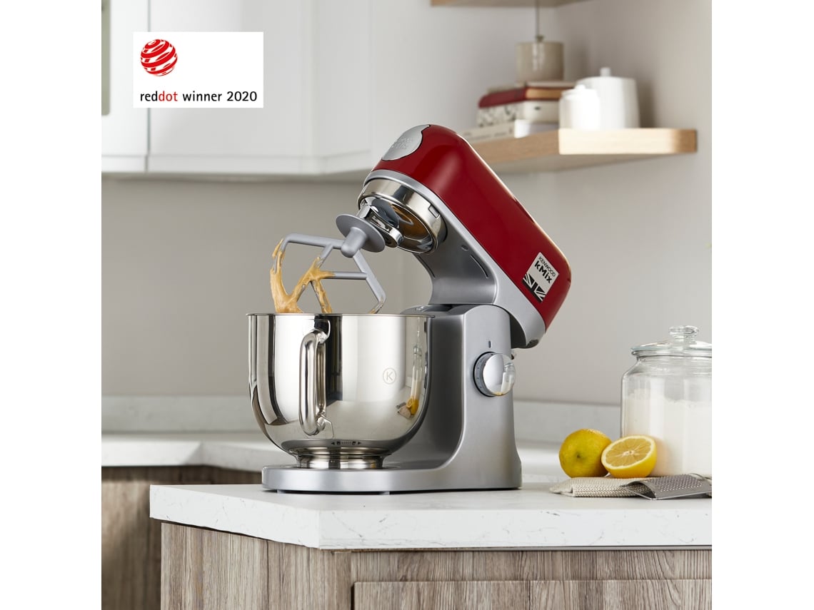 KENWOOD ROBOT COZINHA TAÇA INOX 5LT 1000W VERMELHA KMX750RD