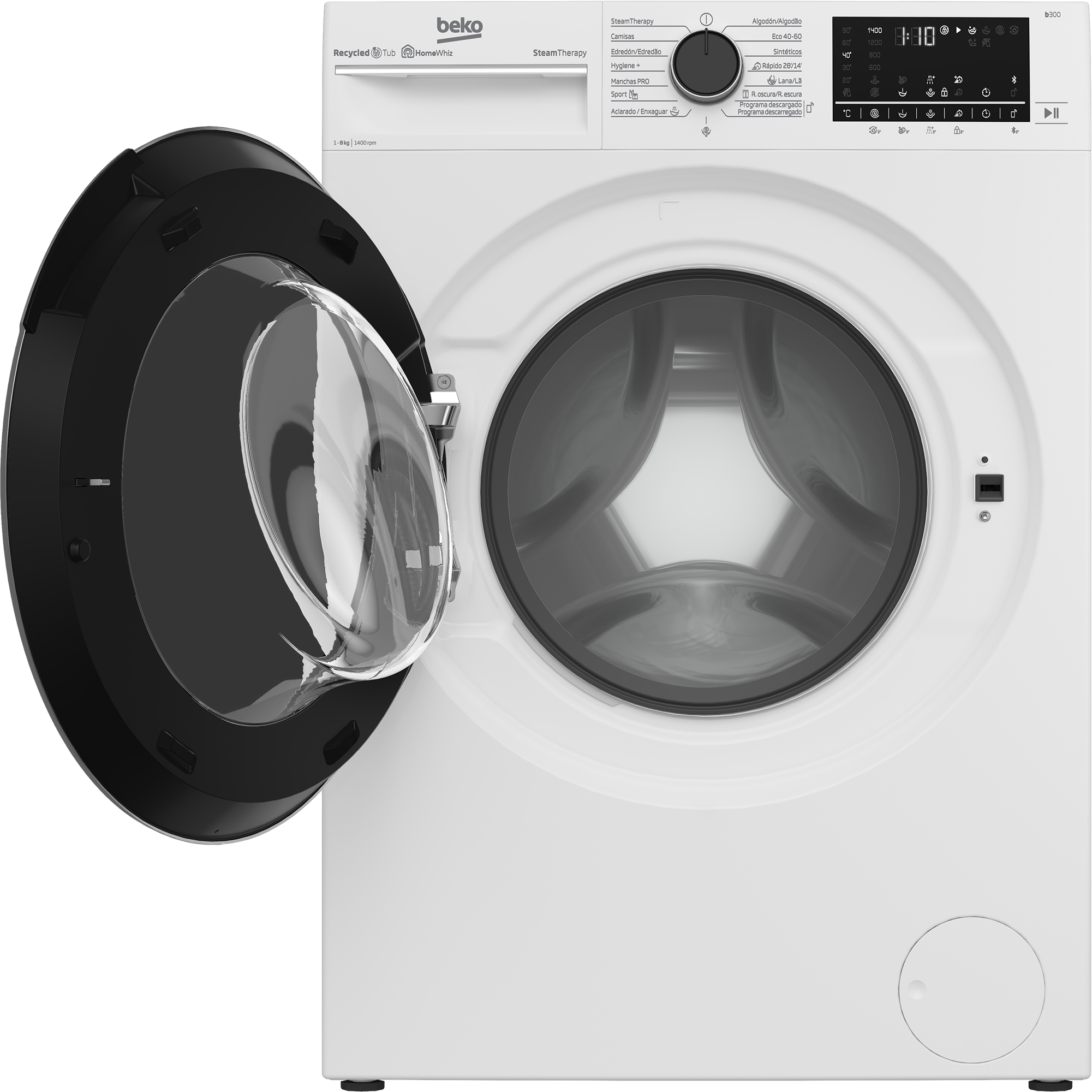 BEKO MAQUINA ROUPA 8KG 1400RT (A) B3WFT58415W