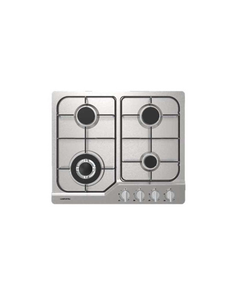 CONFORTEC PLACA 4GAS INOX CFH6401GX
