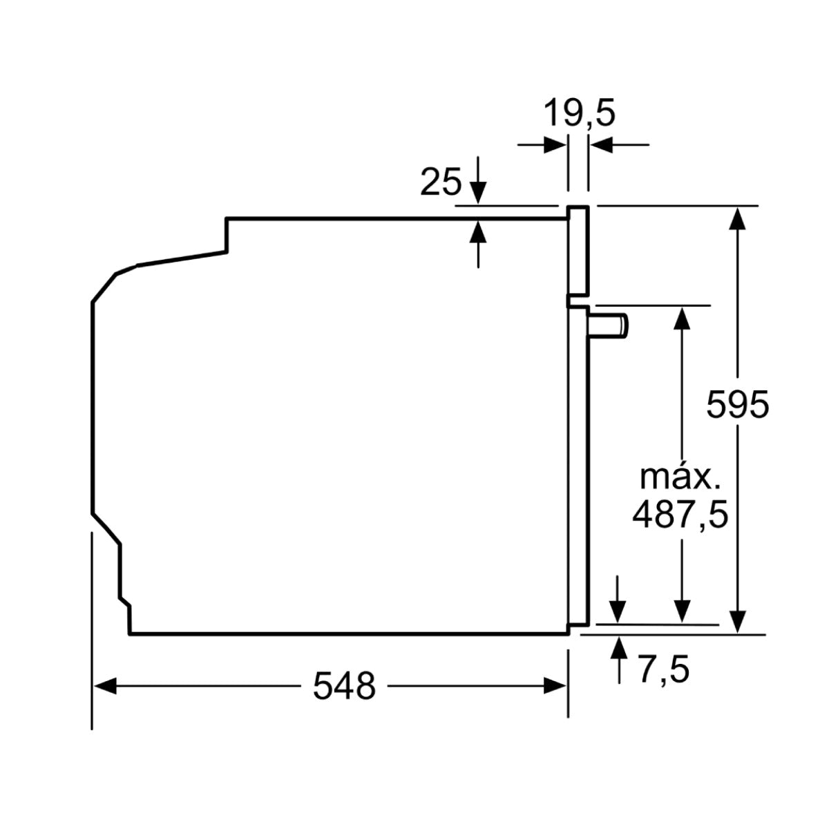 Bosch Forno Multifunçoes 60CM 71LT Inox (a+)