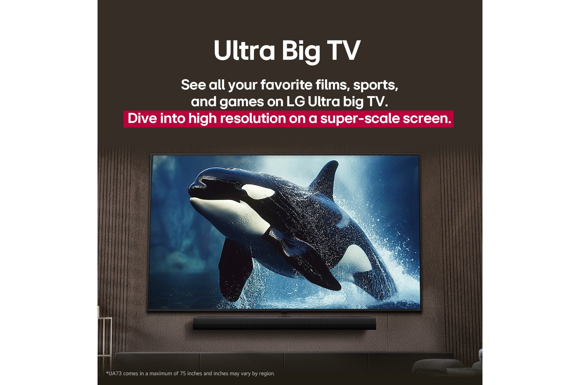 LG LED 50" 4K UHD SMARTTV WEBOS 3HDMI 1USB (G) 50UA73006LA