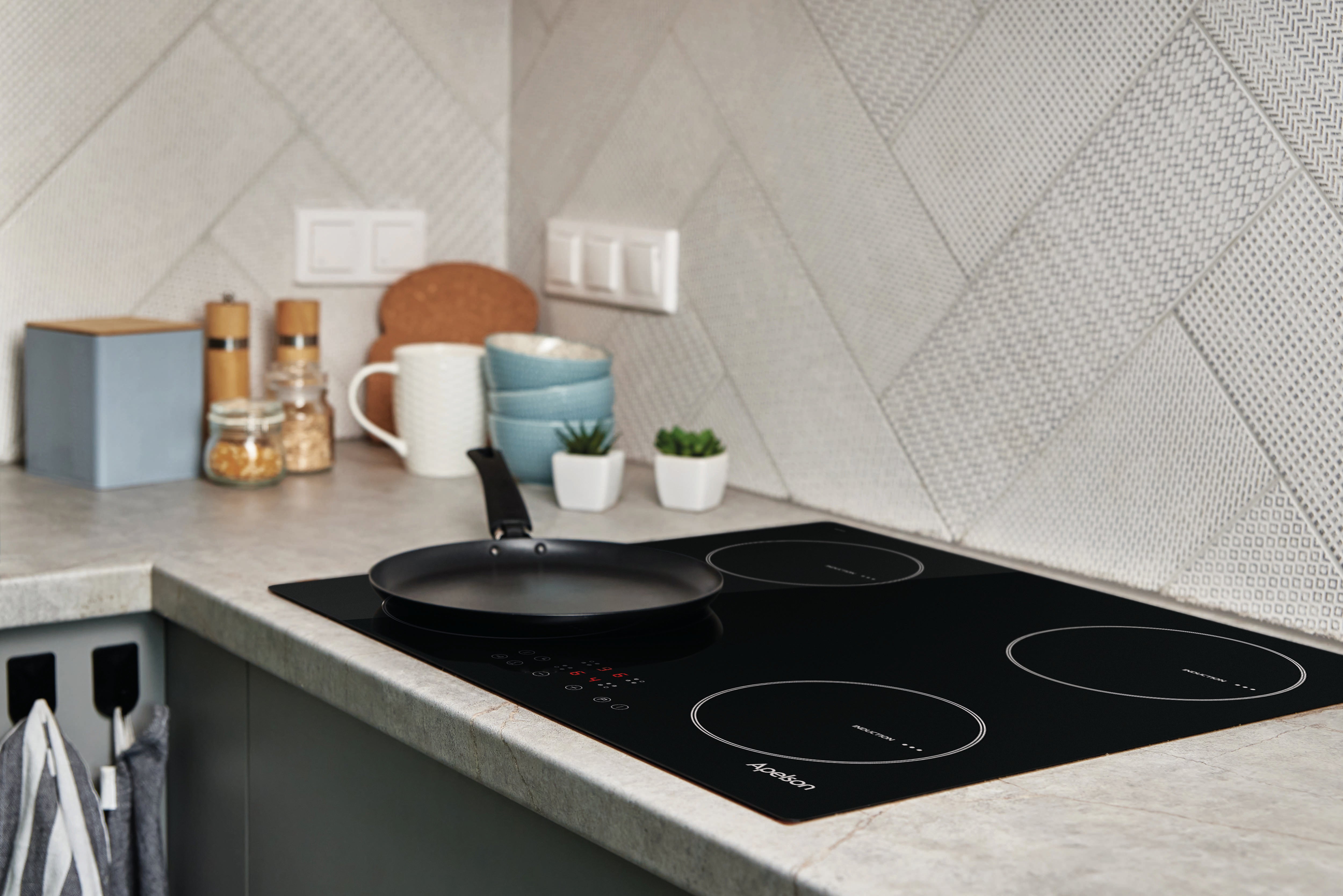 APELSON PLACA INDUÇAO 4ZONAS BOOSTER C/TEMPORIZADOR AIT4600