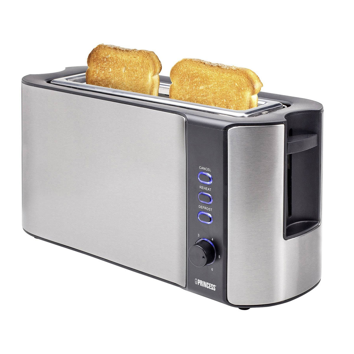 PRINCESS TORRADEIRA 1000W 1 RANHURA INOX 0114235301001