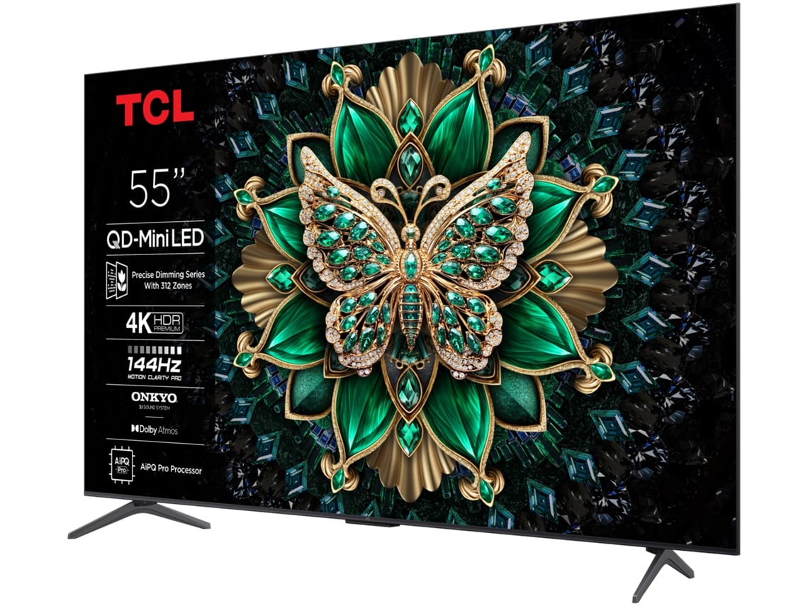 TCL MINI LED 55" 4K UHD GOOGLE TV 3HDMI 2USB (F) 55C6K