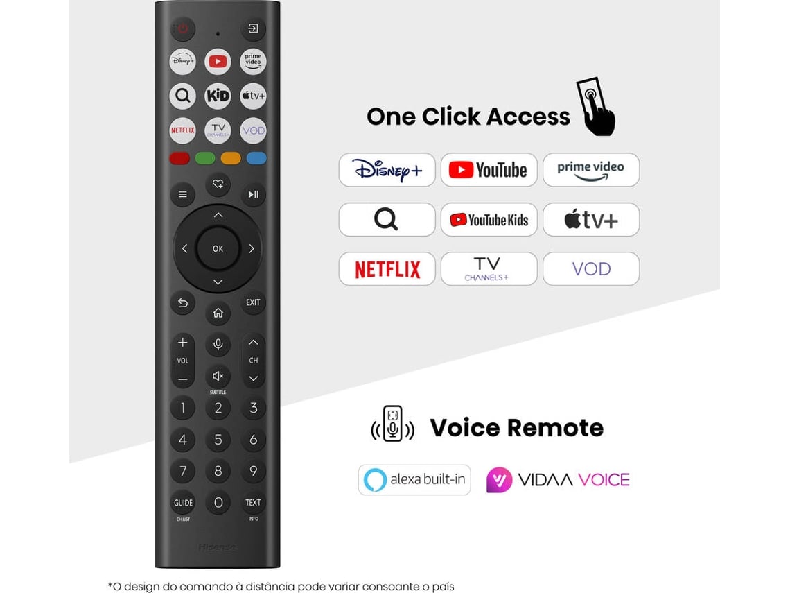 HISENSE QLED 50" 4K UHD SMARTTV 3HDMI 2USB (E) 50A7Q