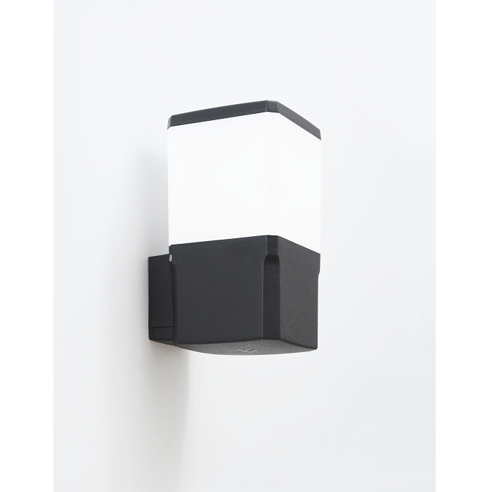 APLIQUE VIRGILIO OPAL E27 DS3.562 PRETO 8.5W