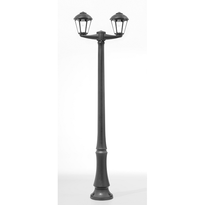 POSTE DINO NARDO/GIAMPY PRETO 2L E27 8.5W CCT