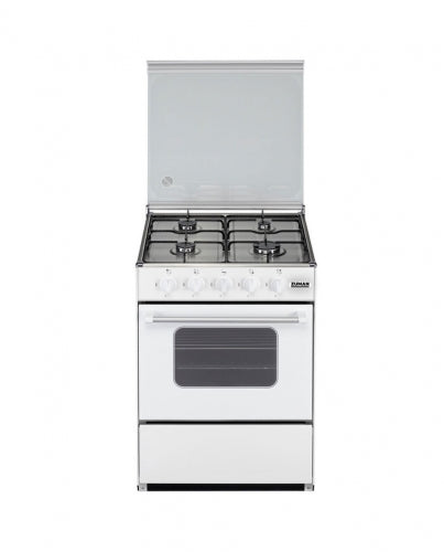 ZUMAN FOGAO 86X52X55CM 4GAS BUT ESTUFA FIXA BRANCO FQ42002BR