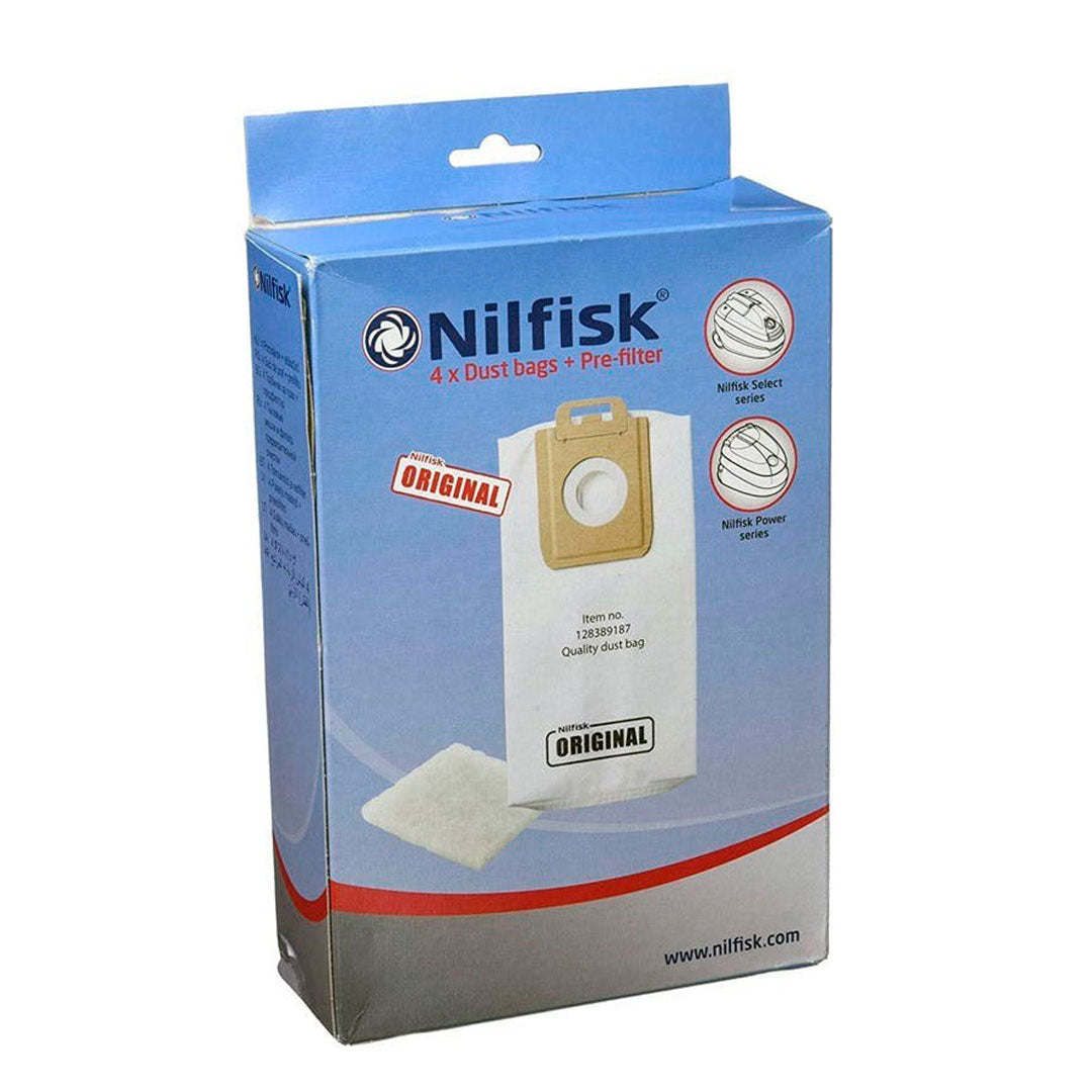 NILFISK SACOS ASPIRADOR P/SELECT PACK 4 UNIDADES 128389187