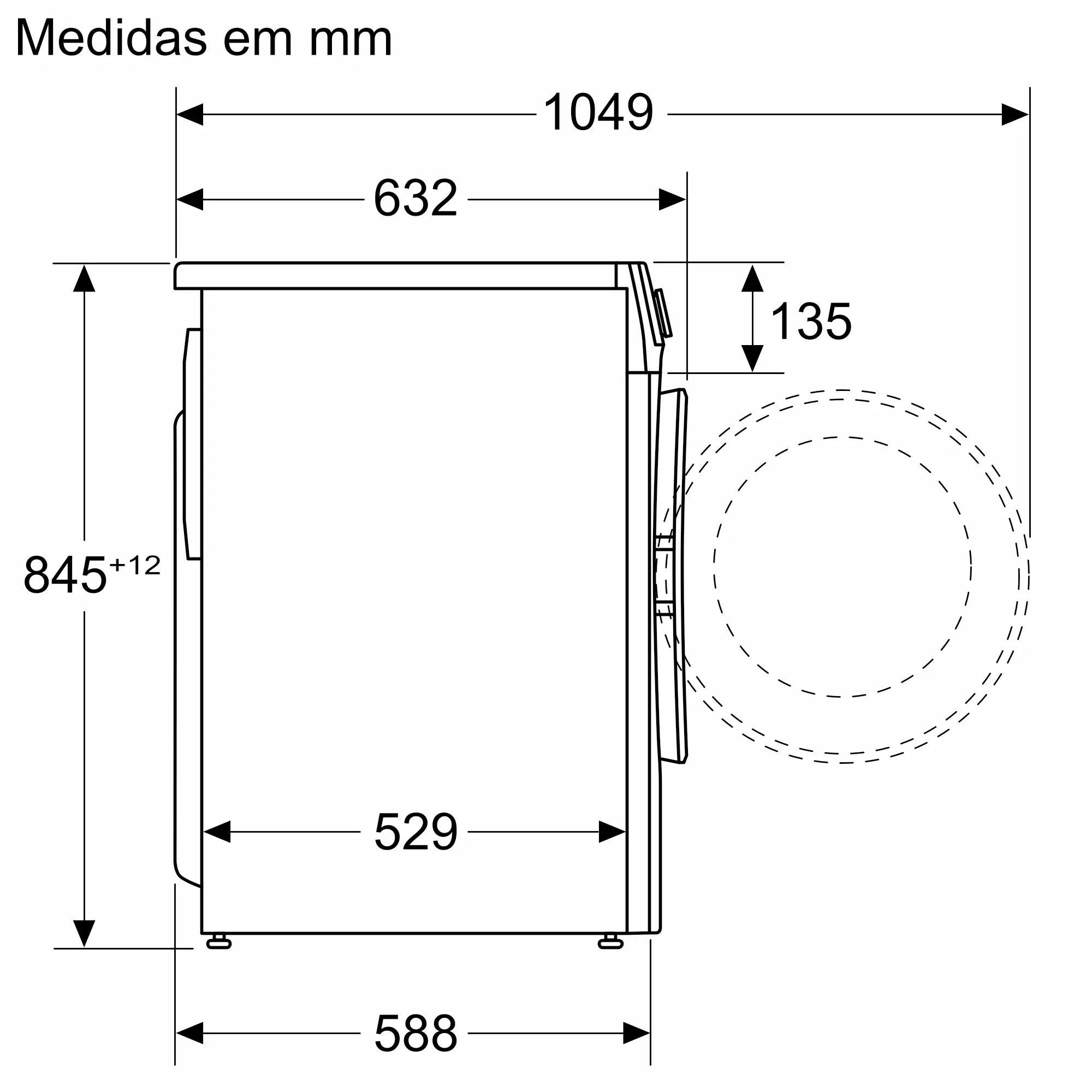 Siemens Maquina Roupa 10KG 1400R IDOS IQ500 (a)