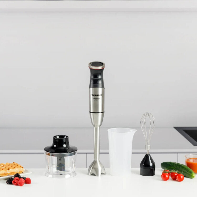 TAURUS VARINHA PE INOX 1000W C/ PICADOR E BATEDOR BAPI1500LUXESET