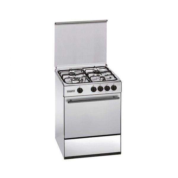 MAGMA FOGAO INOX 4 GAS C/TAMPA WOK 60x60CM 601DXCT