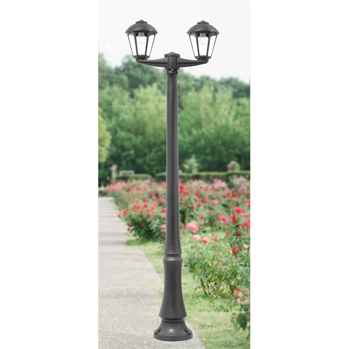 POSTE DINO NARDO/GIAMPY PRETO 2L E27 8.5W CCT