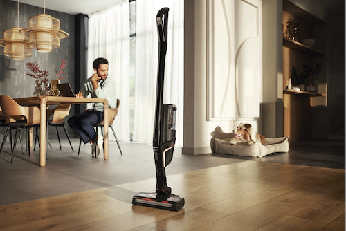 ASPIRADOR VERTICAL MIELE TRIFLEX HX2 CAT & DOG PRETO OBSIDIANA