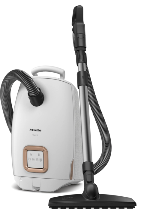 ASPIRADOR COM SACO MIELE GUARD L1 PARQUET BRANCO BRILHANTE