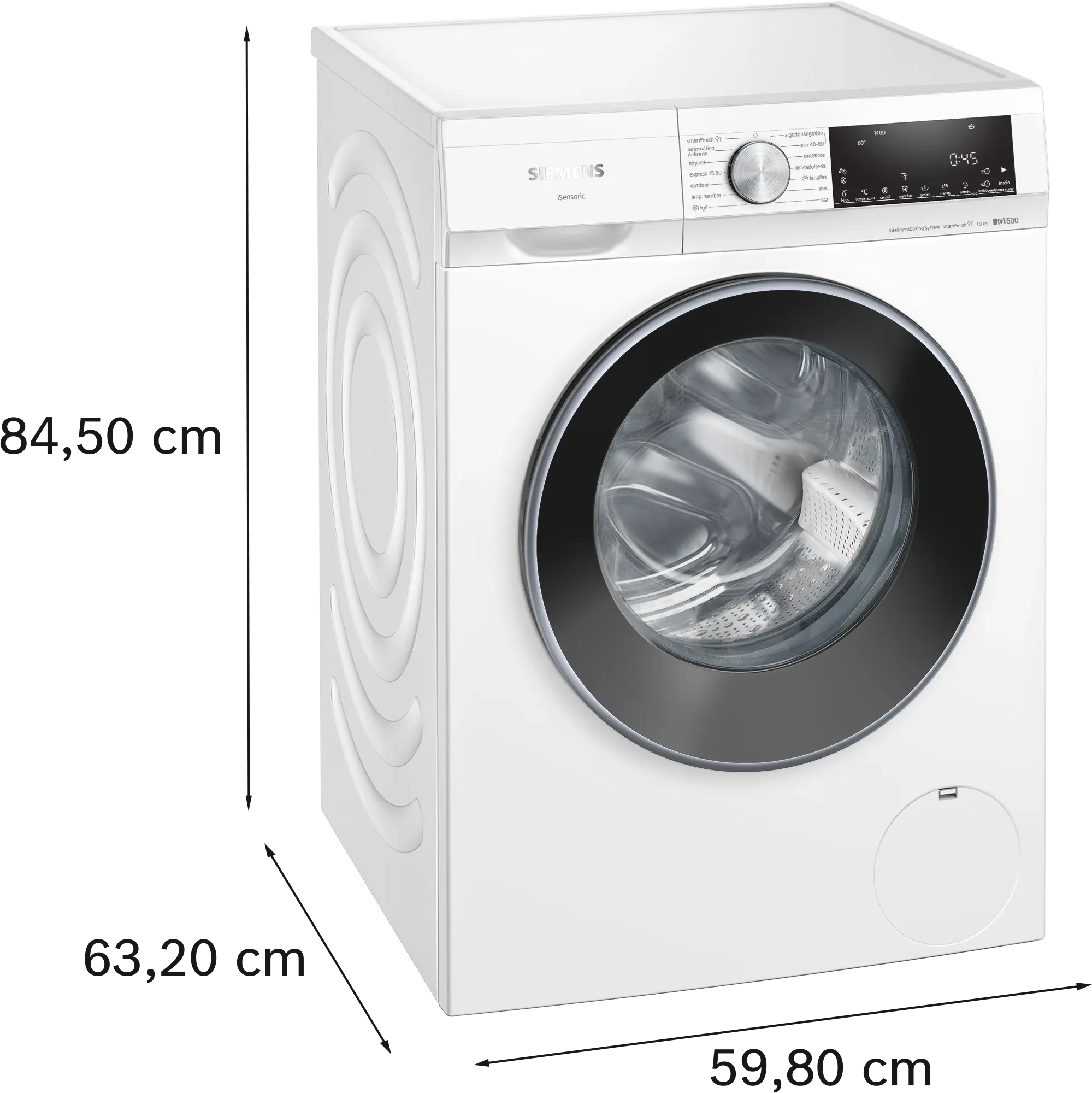 Siemens Maquina Roupa 10KG 1400R IDOS IQ500 (a)