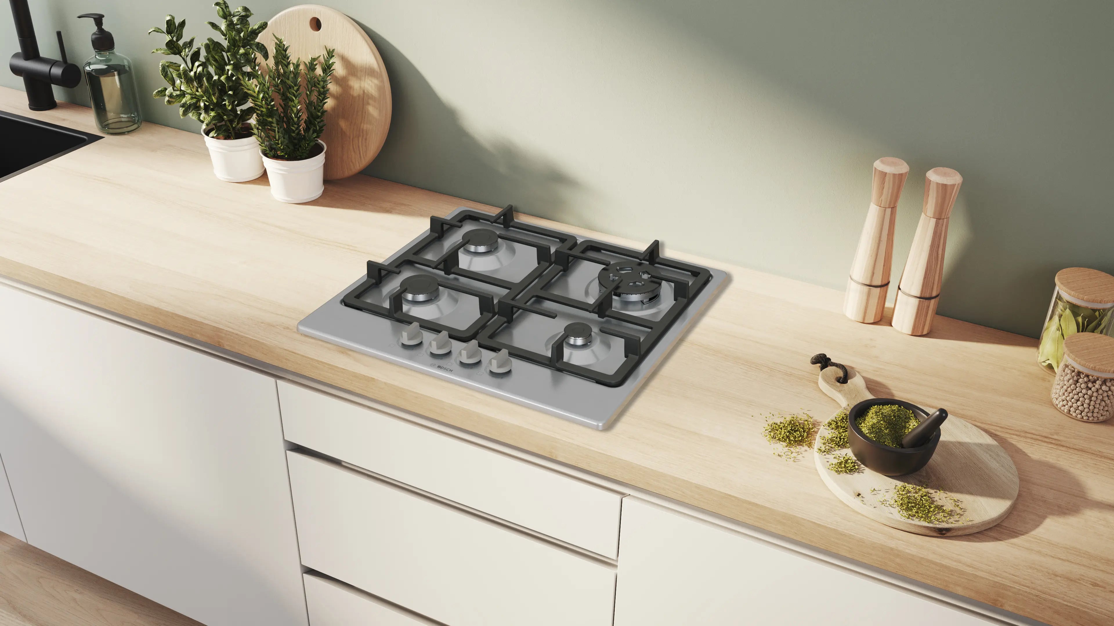 Bosch Placa GAS 60CM Inox