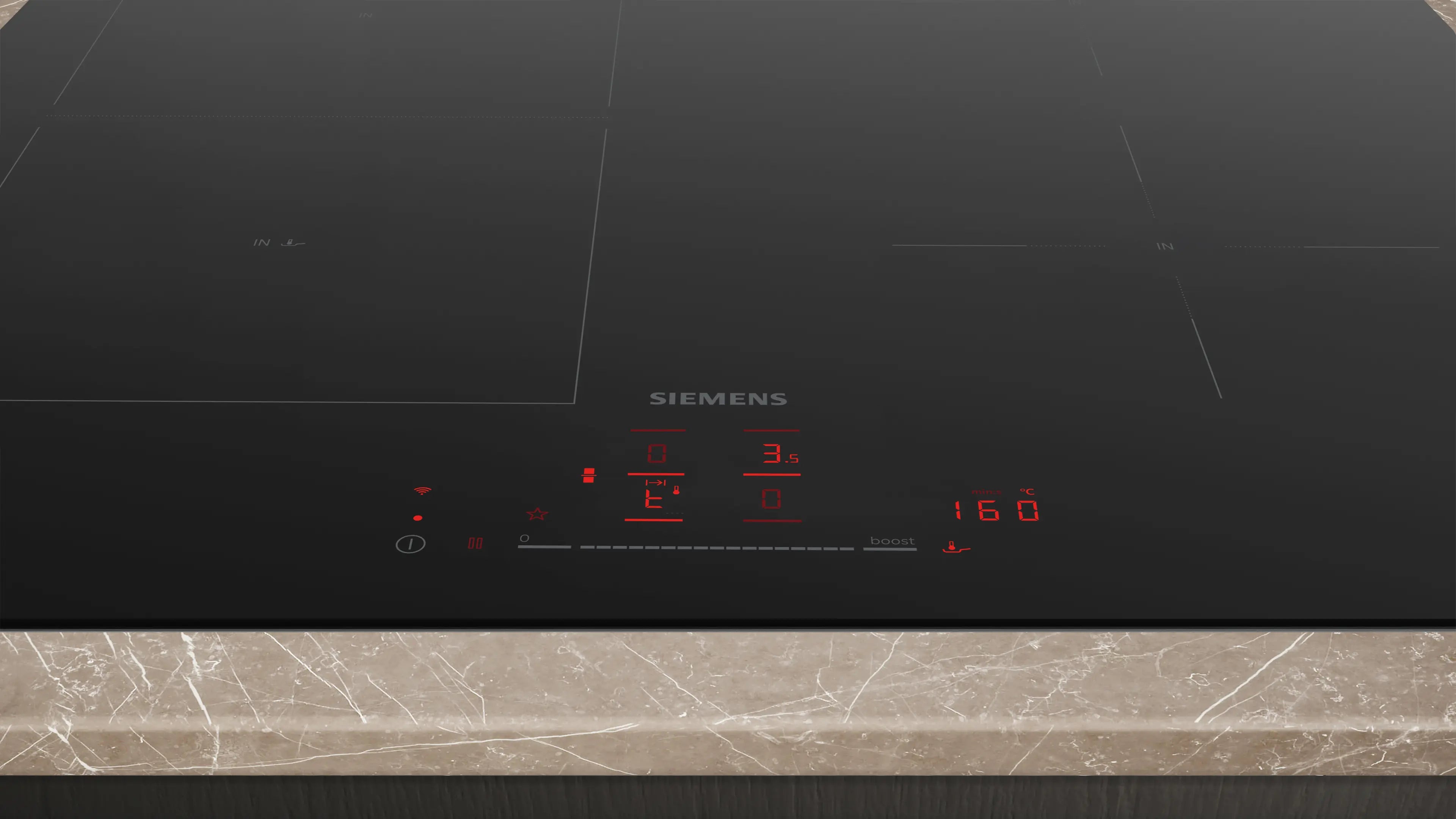 SIEMENS PLACA INDUÇAO 60CM 4ZONAS BISELADA ED61AHSC1E