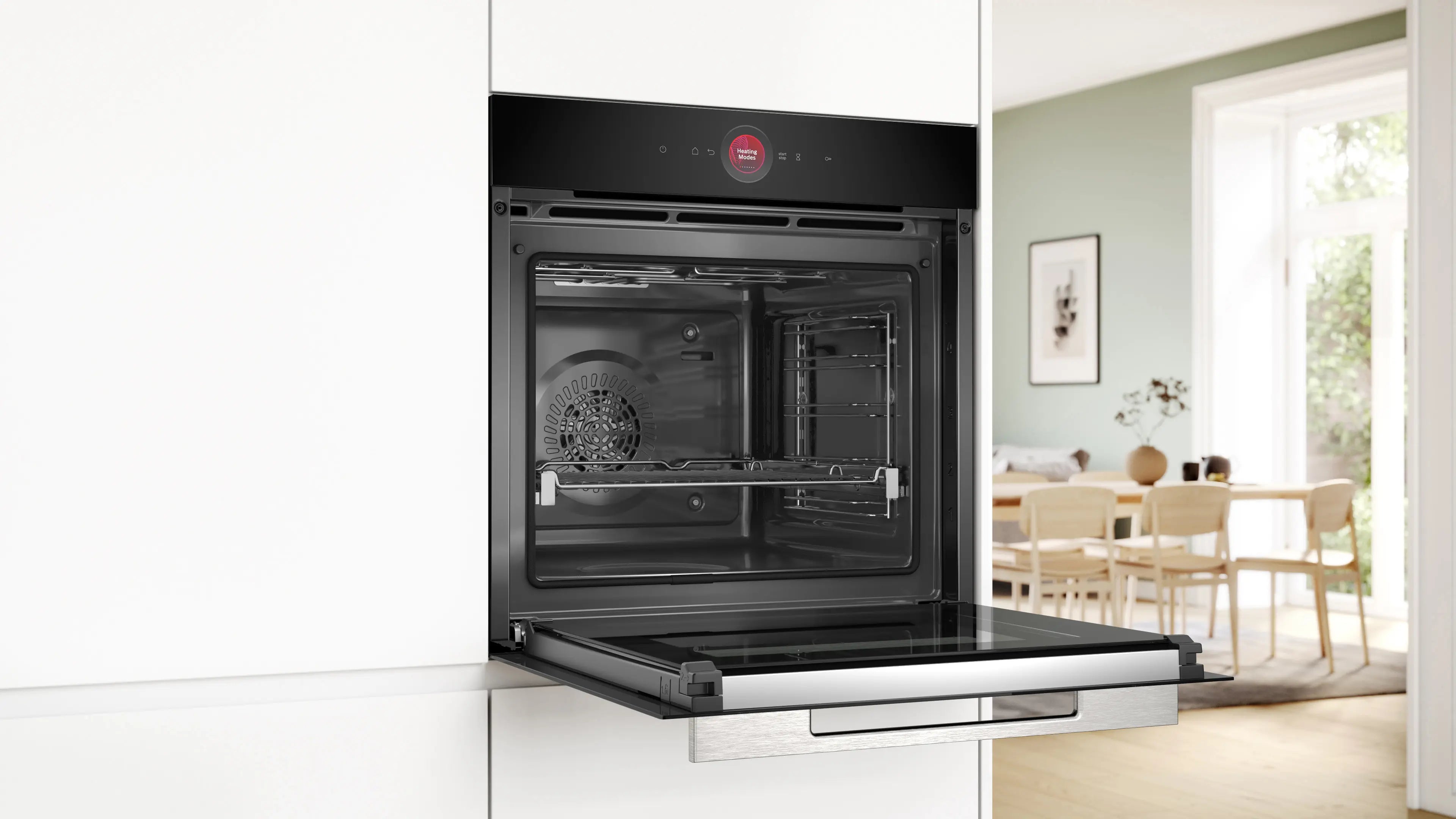 BOSCH FORNO MULTIF 60CM 71LTS VIDRO PRETO (A+) HBG774KB1