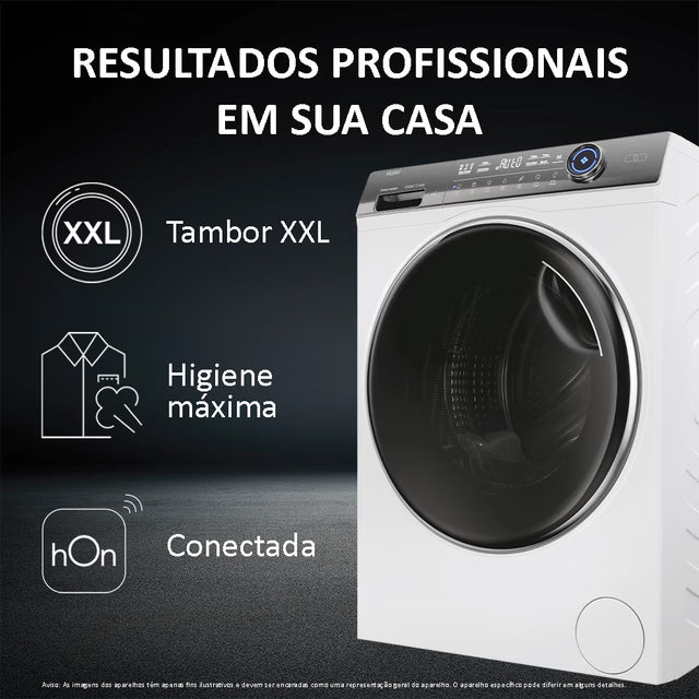 HAIER MAQUINA ROUPA 10KG 1400RT DM (A) HW100BD14979U1