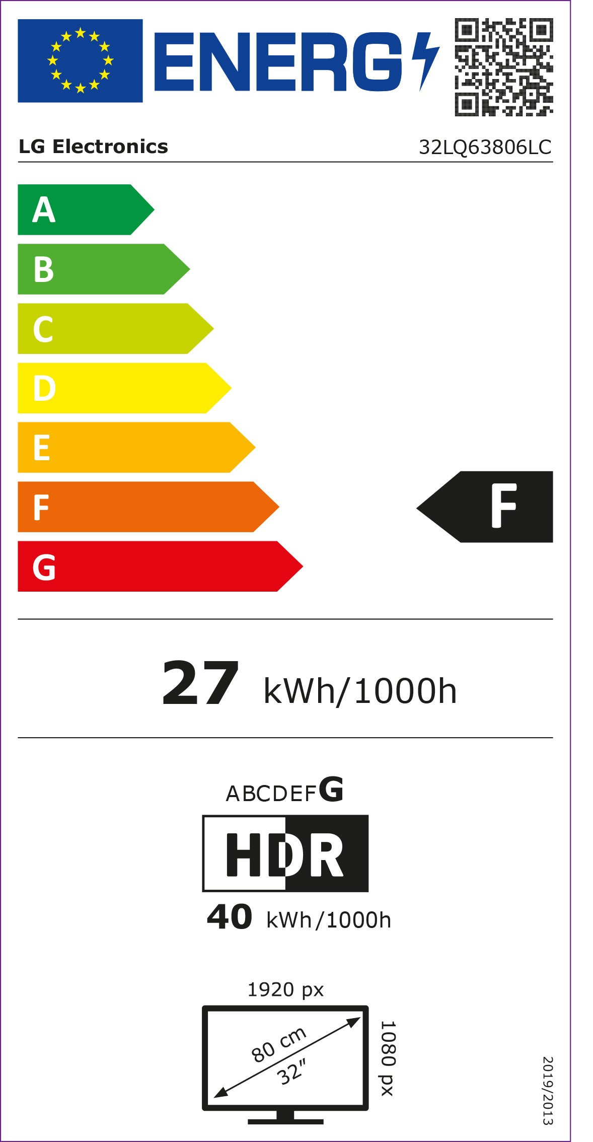 LG LED 32" FHD SMARTTV WEBOS 2HDMI USB BRANCO (F)